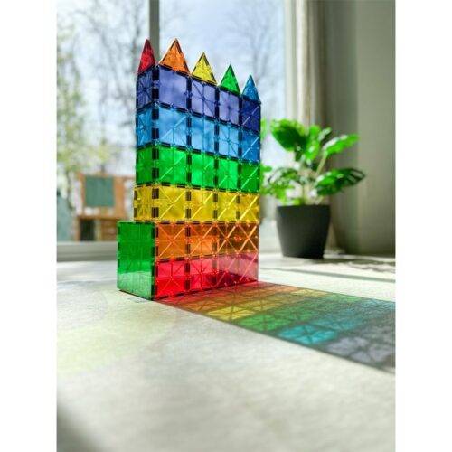 Magnetinis konstruktorius 3D Magnetic tiles 38 detalės