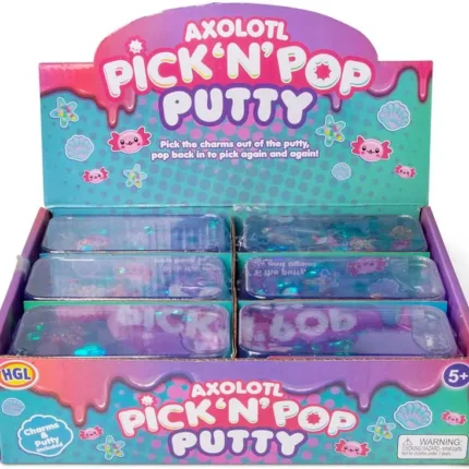 Žaismingas Slime su aksolotliais