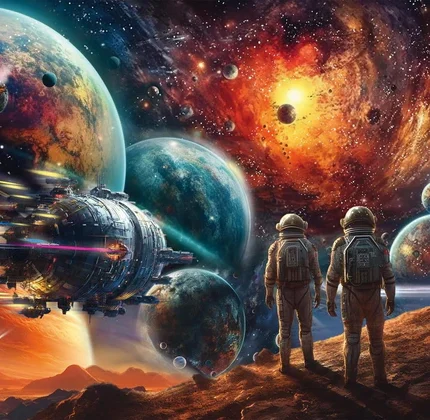 Dėlionė Kosmoso spalvos 1000