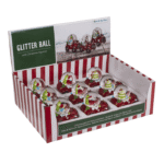 Kalėdinis sniego burbulas automobilyje