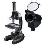 Mikroskopas National Geographic 300-1200x su priedais, lagamine