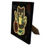 Kūrybinis rinkinys neoninis katinas Maneki-neko