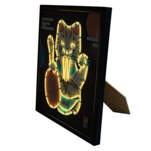 Kūrybinis rinkinys neoninis katinas Maneki-neko