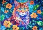 Dėlionė Katės mozaika 1000