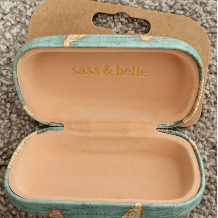 Akinių dėklas Vintage su žemėlapiu