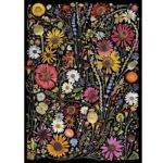 Dėlionė Laimė gėlių fone 1000