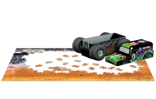 Dėlionė Monster Jam metalinėje dėžutėje 550 detalių