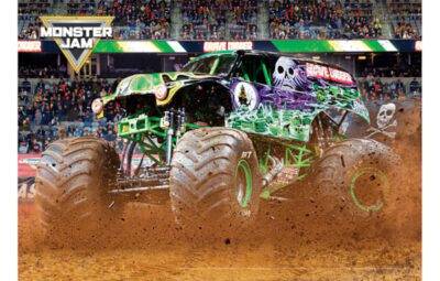 Dėlionė Monster Jam metalinėje dėžutėje 550 detalių