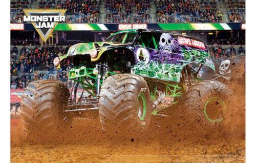 Dėlionė Monster Jam metalinėje dėžutėje 550 detalių