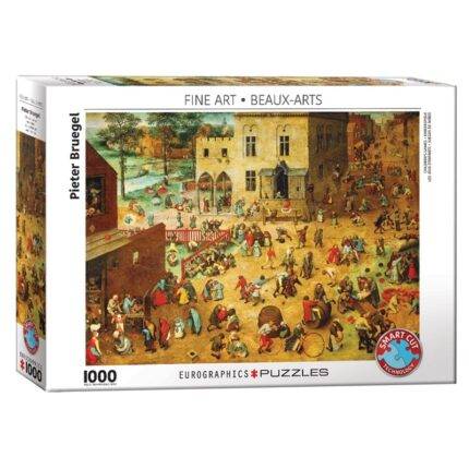 Dėlionė Vaikų žaidimai by Pieter Bruegel 1000