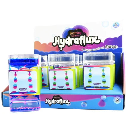 Dvispalvis skysčio laikrodis 6.5cm