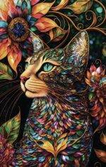 Dėlionė Laiminga katė 550