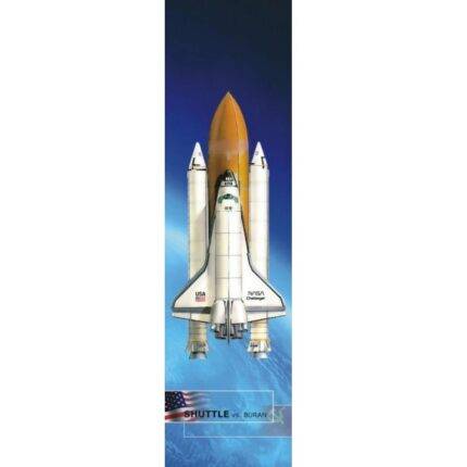 3D knygos skirtukas Buran ir Shuttle