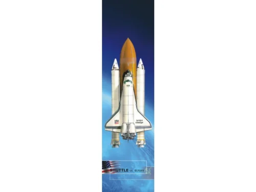 3D knygos skirtukas Buran ir Shuttle