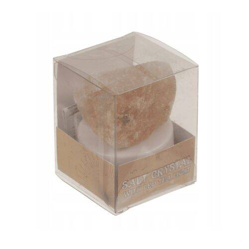 Druskos kristalas su LED lempute 4x2 cm