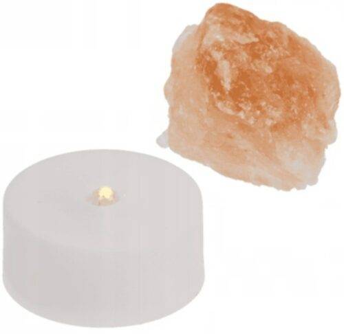 Druskos kristalas su LED lempute 4x2 cm