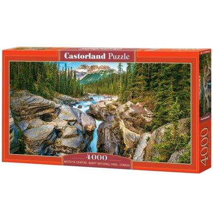 Dėlionė Mistaya Kanjonas, Banff Nacionalinis parkas, Kanada 4000