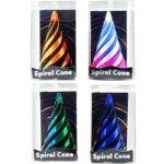 Antistresinis žaislas Eglutė-piramidė. 3D spausdinta, holografinių spalvų 6,5cm