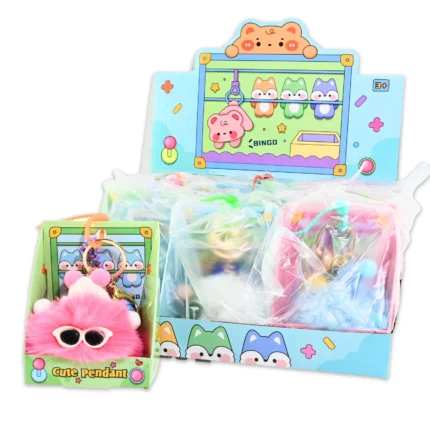 Pakabukas Pūkuota katytė su akinukais 15cm