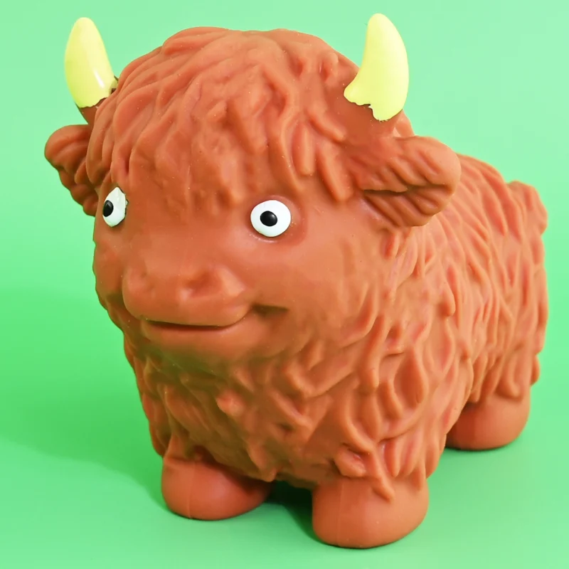 Antistresinis žaislas Škotų kalnų karvytė 10cm