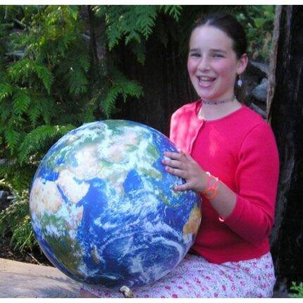 Pripučiamas kamuolys Žemė iš kosmoso 40 cm