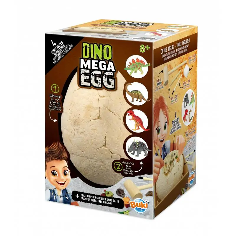 Iškask MEGA dinozaurą iš kiaušinio 20cm