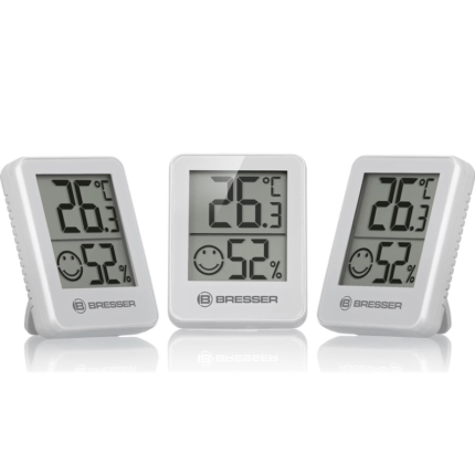 Termometras-higrometras (termometras-drėgmės indikatorius) 3 vienetų rinkinys