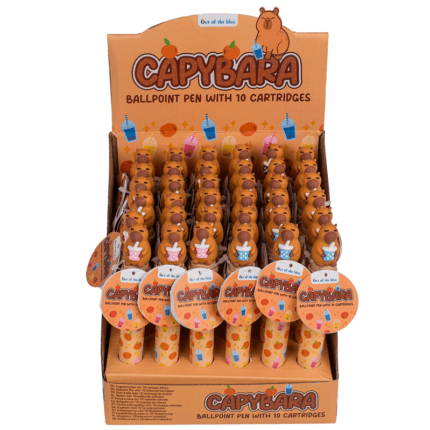 Rašiklis-tušinukas Kapibara su 10 spalvų