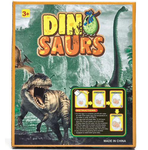 Augantis dinozauras GIANT kiaušinyje 21cm