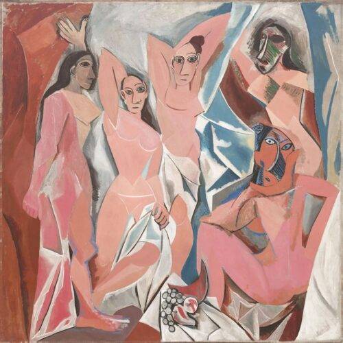 Dėlionė Avinjono damos (The Young Ladies of Avignon arba Les Demoiselles d'Avignon), Pablo Ruiz Picasso 1000