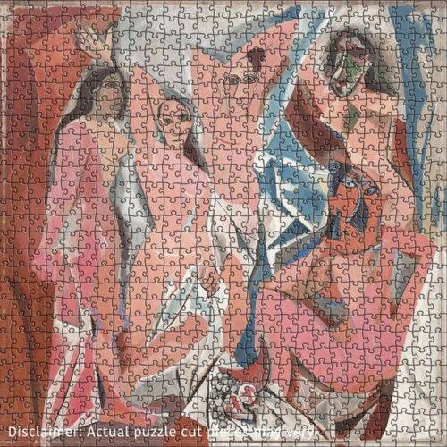 Dėlionė Avinjono damos (The Young Ladies of Avignon arba Les Demoiselles d'Avignon), Pablo Ruiz Picasso 1000