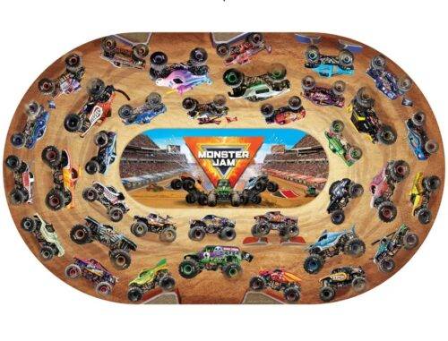 Dėlionė Monster Jam - milžiniška grindų dėlionė 61 x 99 cm
