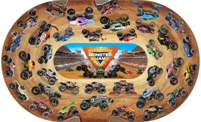 Dėlionė Monster Jam - milžiniška grindų dėlionė 61 x 99 cm