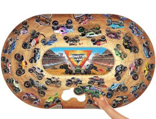 Dėlionė Monster Jam - milžiniška grindų dėlionė 61 x 99 cm