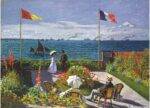 Dėlionė Sodas prie Šv. Adresso (Garden at Sainte-Adresse). Claude Monet 1000