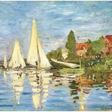 Dėlionė Regatos Argenteuil trasoje (Regattas at Argenteuil). Claude Monet 1000