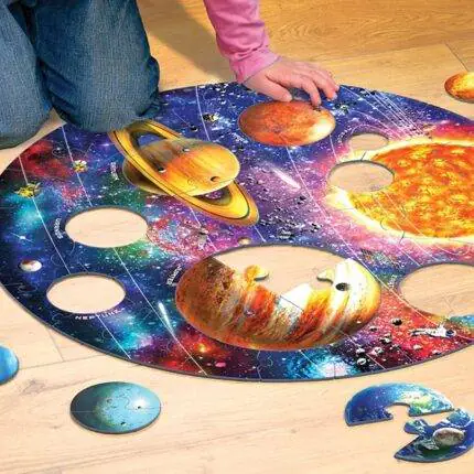 Dėlionė Kosmosas - milžiniška grindų dėlionė 71x71cm