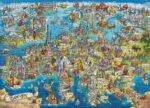 Delionė Pašėlęs Europos žemėlapis 10000