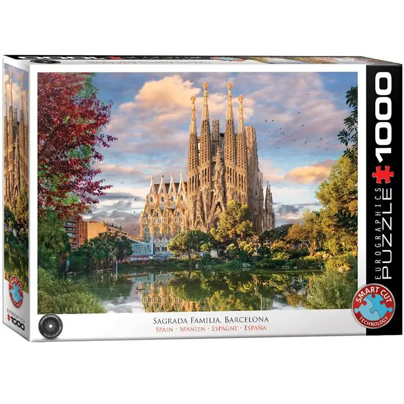 628136661669 1 Dėlionė Sagrada Familia, Barcelona. Antoni Gaudí 1000
