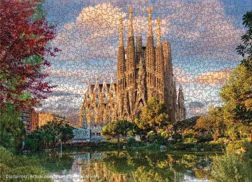 Dėlionė Sagrada Familia, Barcelona. Antoni Gaudí 1000