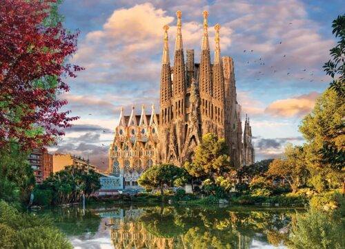 Dėlionė Sagrada Familia, Barcelona. Antoni Gaudí 1000