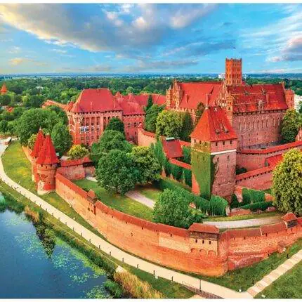 Dėlionė Malborko pilis, Lenkija 1000
