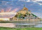 Dėlionė Mont St. Michel (Šv. Mišelio kalnas arba Šv. Mykolo kalnas), Prancūzija 1000
