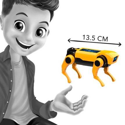 Konstruktorius Šuo robotas 14cm su pulteliu