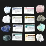 Mineralų asorti: 4-5cm 8 rūšių akmenys (parduodami po vieną)