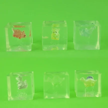Antistresinis kubas ICE CUBE Dinozauras 4x4x4cm