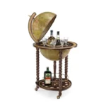 Gaublys-baras Explora Olive Green Zoffoli. 40cm skersmens, 93cm aukščio. Rankų darbo, Italija