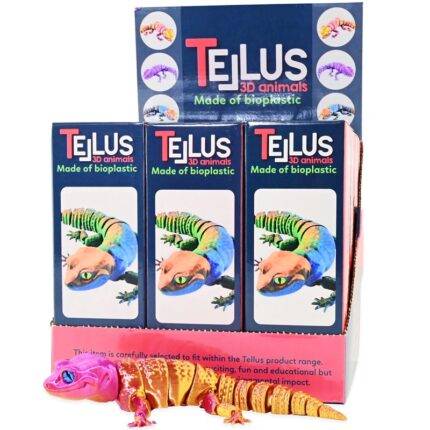 3D spausdintas Gekonas (driežų pobūrio šeima). Pagamintas iš bio-plastiko! 17cm