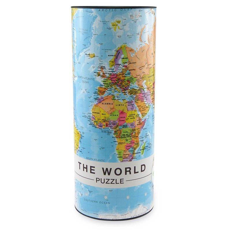 0025954_mapsinternational_the-world-puzzle-eng_4260153728916_8009781910378373 Dėlionė Pasaulio žemėlapis polit. 1000d - Image 1