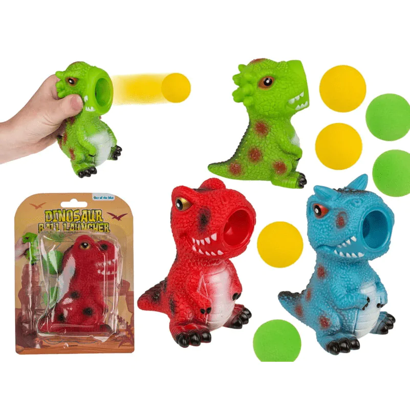 Šaudyklė Squeeze popper Dinozauriukas. 3 variantai, parenkami atsitiktine tvarka